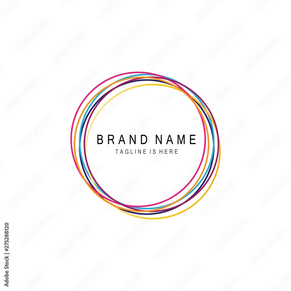 circle logo template vector design circle logo template vector design