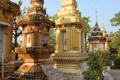 buddhist temple  Wat Sisakhet  in vientiane  laos  
