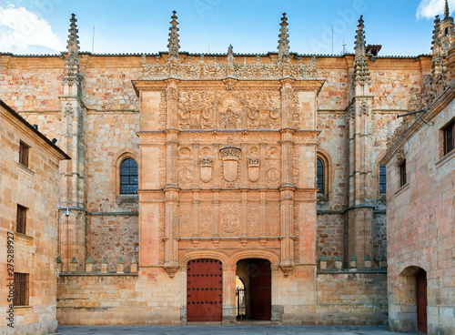 Towers of the oldest university in Salamanca photo