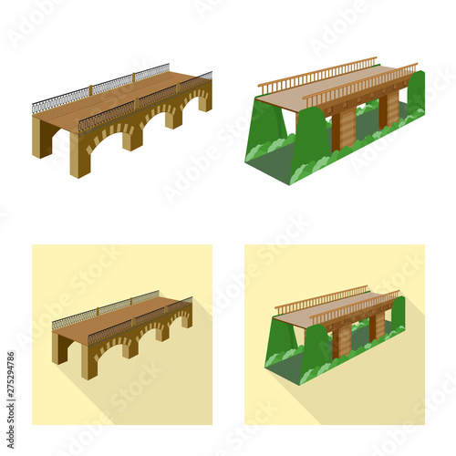 Isolated object of connection and design sign. Collection of connection and side vector icon for stock.