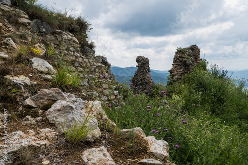 One of the former palaces of Muráň Castle in Slovakia. The ongoing renovation of the castle ruins is co-funded by EU, aiming to preserve the cultural heritage by employing local population. © Ivan