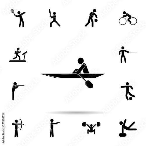 rowing icon. Universal set of Sport for website design and development  app development