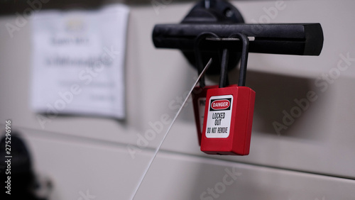 Lock out & Tag out, Lock out station, machine - specific Lock out devices , Lock out for electrical maintenance