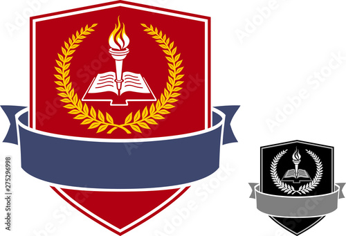 Shield Banner School Seal