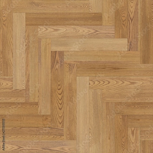 Seamless wood parquet texture herringbone light brown
