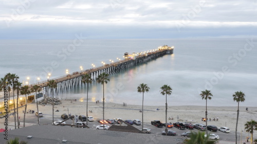 Photos Oceanside Pier California at sunset shot in high resolution