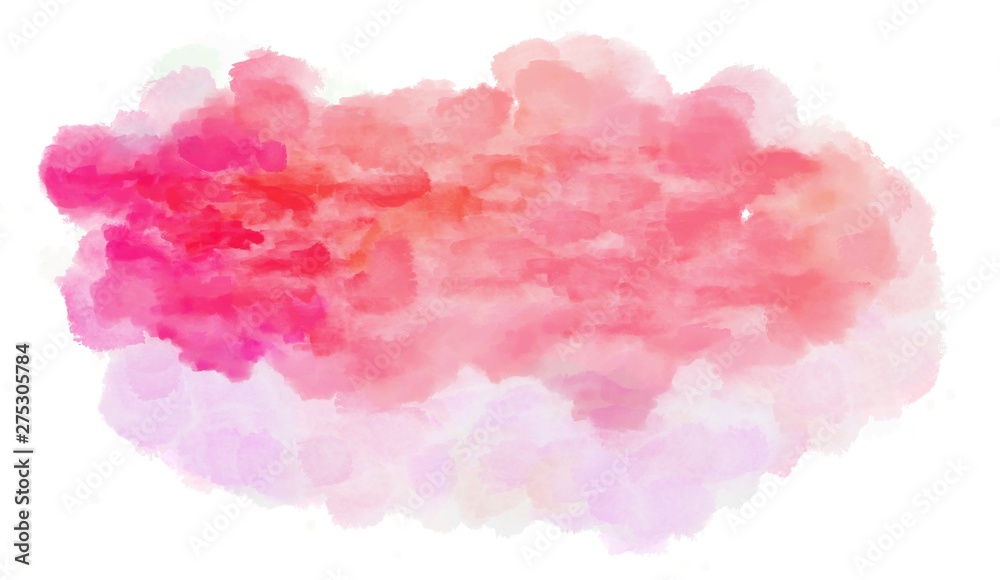 watercolor pink, pastel pink and moderate pink color graphic background illustration painting