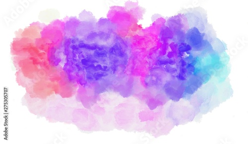 plum, orchid and lavender watercolor graphic background illustration. painting can be used as graphic element or texture