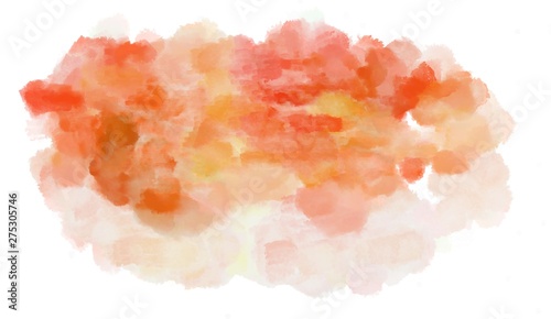 light salmon, dark salmon and bronze watercolor graphic background illustration. painting can be used as graphic element or texture