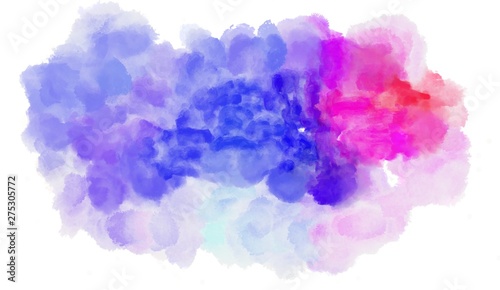 lavender blue, dark orchid and royal blue watercolor graphic background illustration