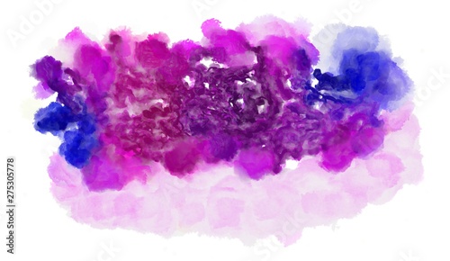moderate violet, dark slate blue and lavender watercolor graphic background illustration. painting can be used as graphic element or texture