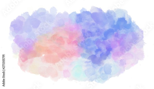 light gray, lavender and corn flower blue watercolor graphic background illustration