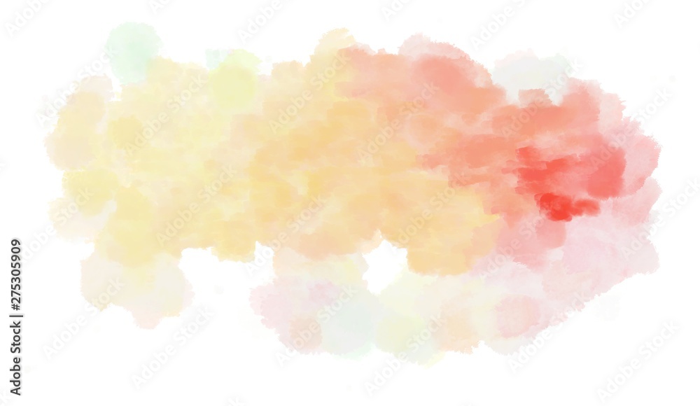 bisque, pastel red and burly wood watercolor graphic background illustration