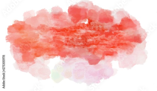 dark salmon, salmon and misty rose watercolor graphic background illustration. painting can be used as graphic element or texture