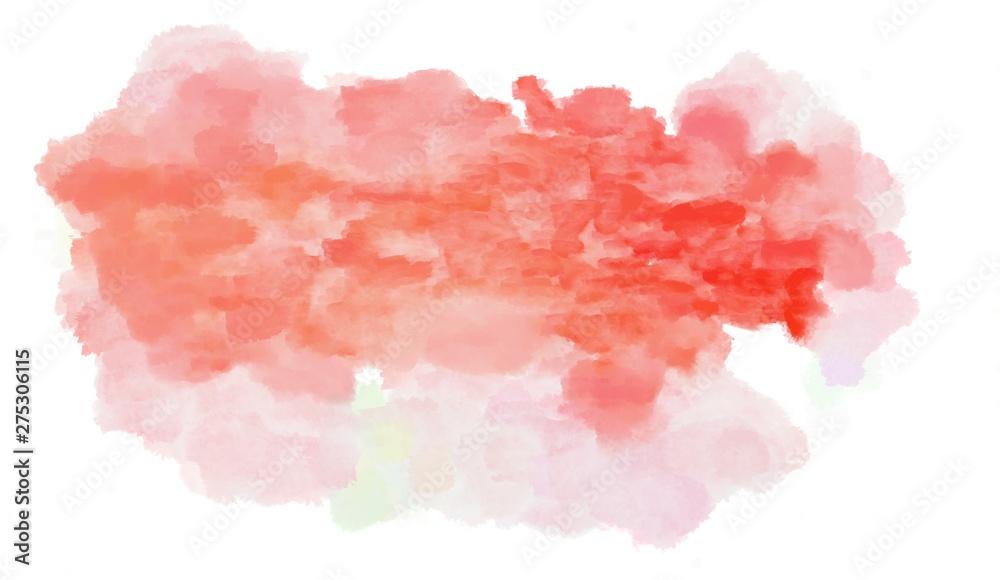 watercolor light salmon, dark salmon and misty rose color graphic background illustration painting