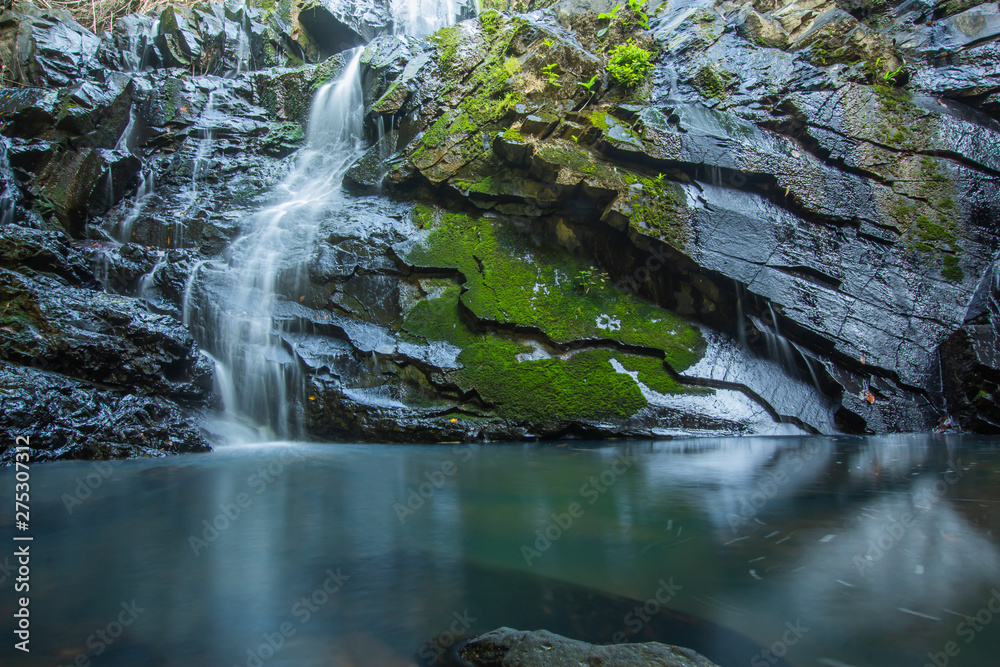 Ton Aow Yon Waterfall rich natural resources,in the forest,asia tropical areaat Island Phuket Thailand. Ton Aow Yon Waterfall rich natural resources,in the forest,asia tropical areaat Island Phuket Thailand.