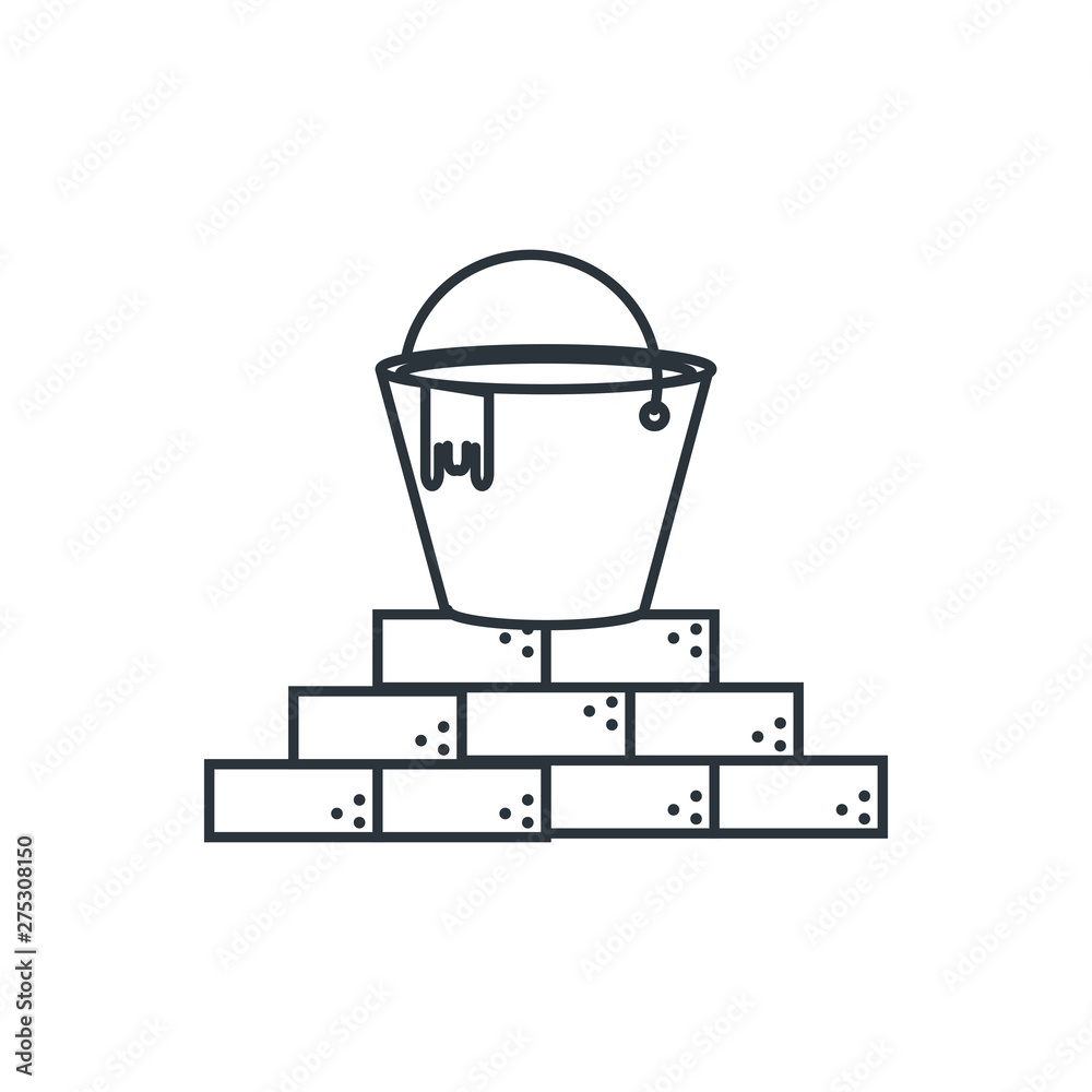 under construction bricks design vector ilustration under construction bricks design vector ilustration