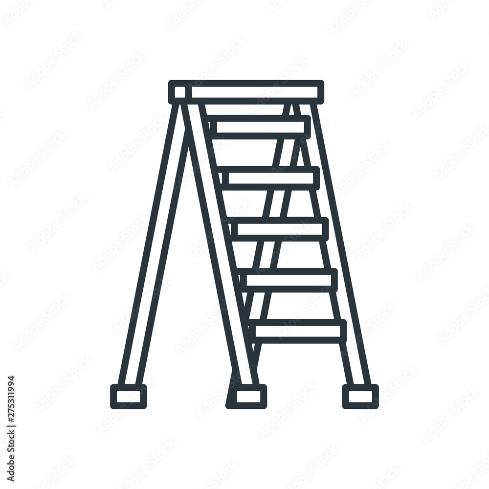 under construction ladder design vector ilustration under construction ladder design vector ilustration