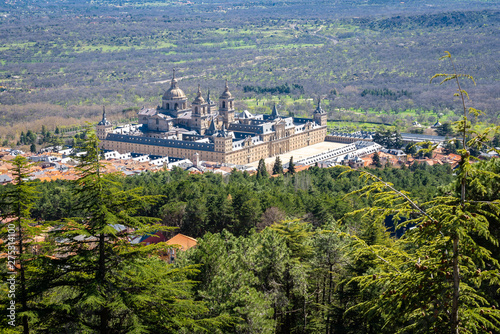 Obraz na płótnie Royal Monastery of San Lorenzo de El Escorial, Madrid, Spain w salonie