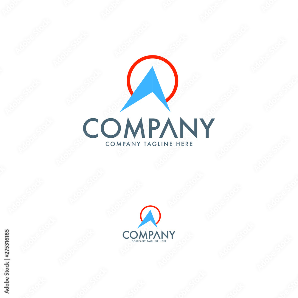 Fototapeta premium Letter A logo design template