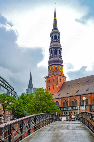 Hamburh, an austere and industrious city of the nord Europe