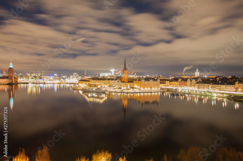 Night views of Stockholm