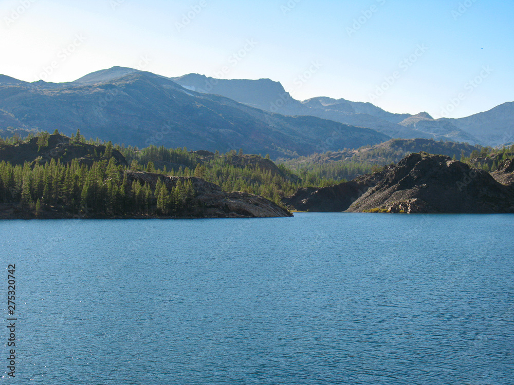 Ellery Lake view in Tioga Pass, California
