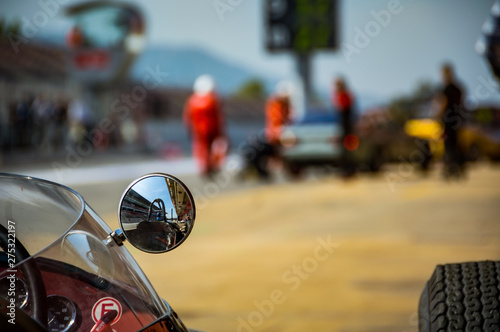 Canvas Print Lotus 1821 P2 in Circuit de Barcelona, Catalonia, Spain.