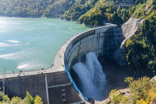 Hydro Power Station And People photo