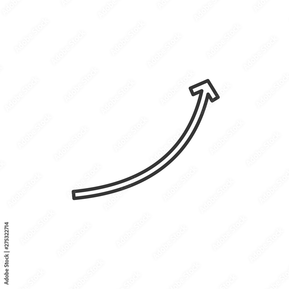 Growing Graph icon template black color editable. Growing Graph symbol vector sign isolated on white background. Simple logo vector illustration for graphic and web design. Growing Graph icon template black color editable. Growing Graph symbol vector sign isolated on white background. Simple logo vector illustration for graphic and web design.