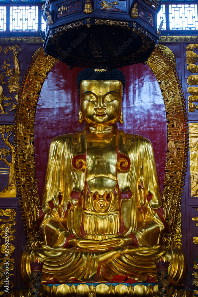Obraz premium Wuhan - Monastero buddista di Baotang