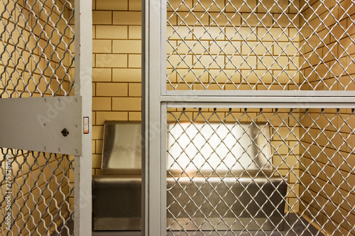 Empty Jail Holding Cell