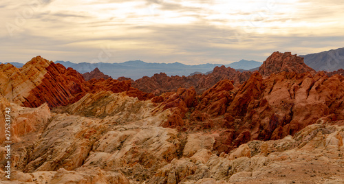 landscape in Valley of Fire Canyon © Crystal