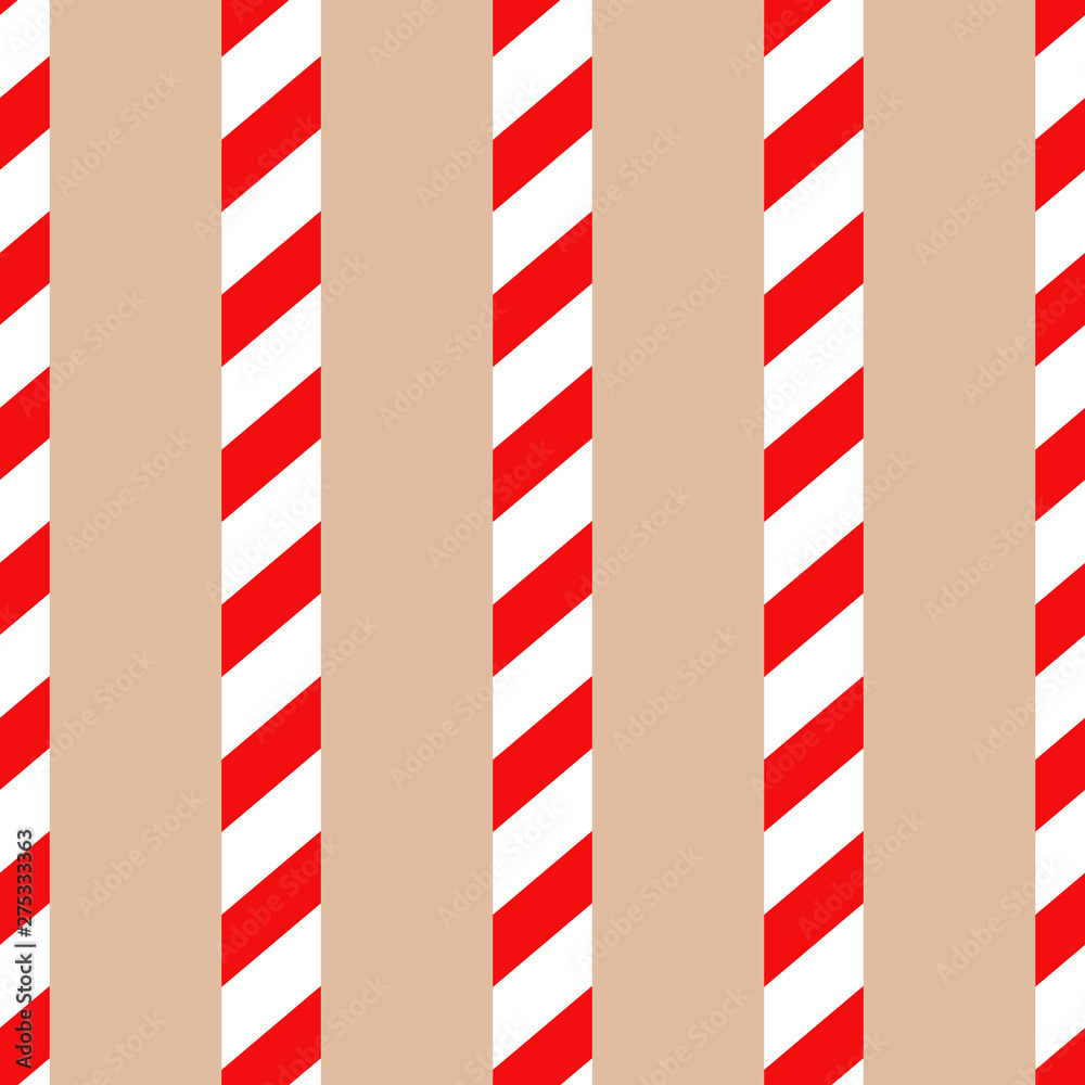 Seamless vector candy cane pattern. Simple design for christmas wrapping, wallpaper, fabric, textile. Seamless vector candy cane pattern. Simple design for christmas wrapping, wallpaper, fabric, textile.