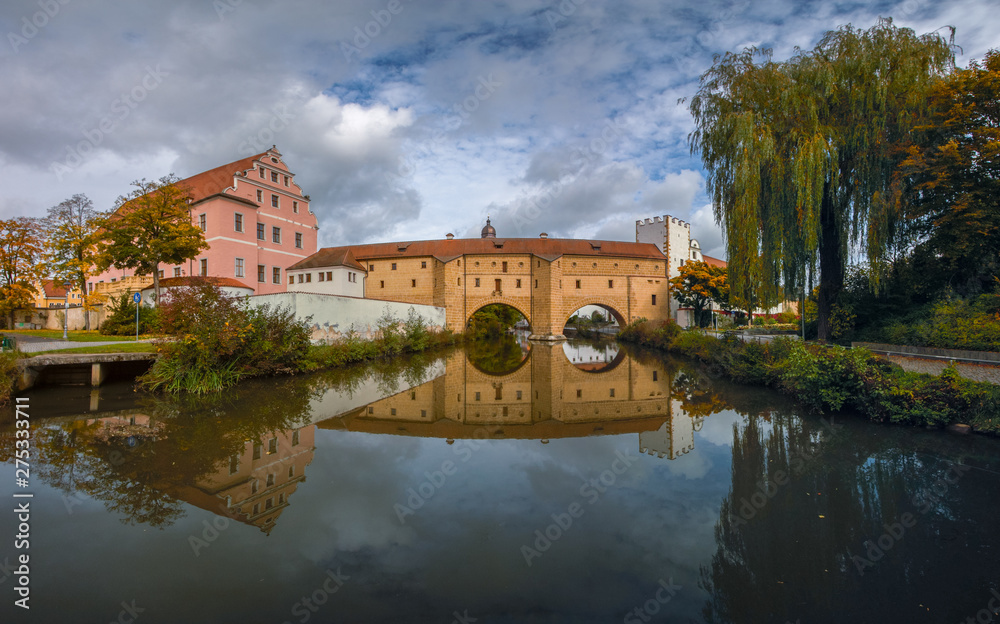 Fototapeta premium Landratsamt Amberg-Sulzbach, Amberg, Germany.