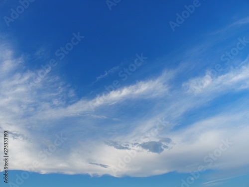 青空と流れ雲