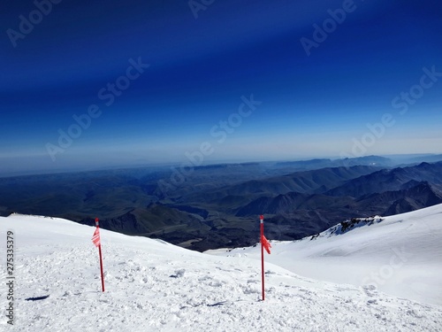 View from the Western top of Elbrus 5642 meters