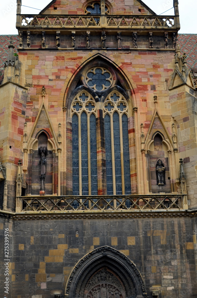 Kirchenfassade in Colmar