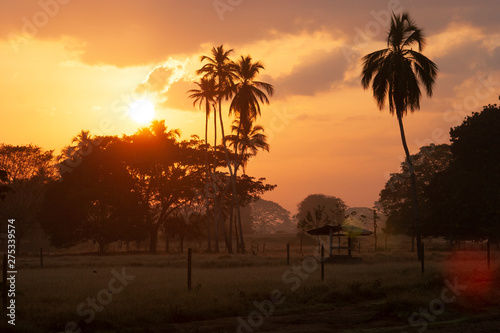 Sunset in Montería Córdoba, Colombia