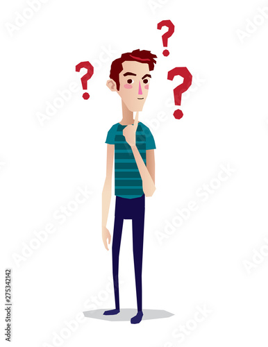 question confusing confused people isolated