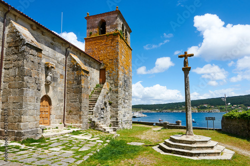 Santa MAria da Atalaia Church, in Laxe, Spain