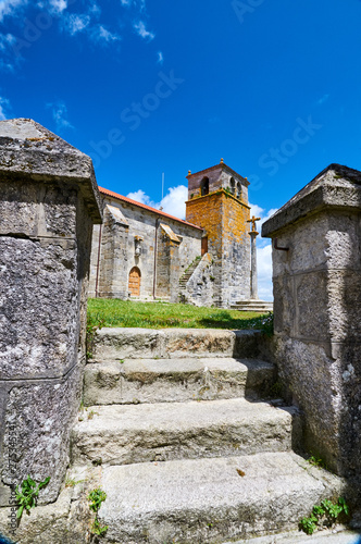 Santa MAria da Atalaia Church, in Laxe, Spain