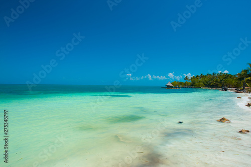 Sucre, Sincelejo, Colombia. May 11, 2009: Tintipan Island, Morrosquillo Gulf, San Bernardo Archipelago photo