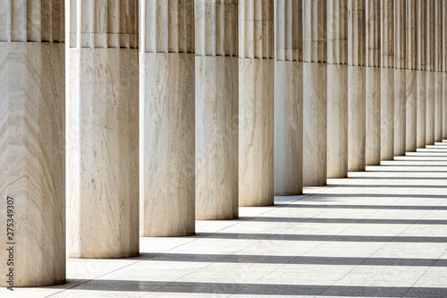 Row of Marble columns