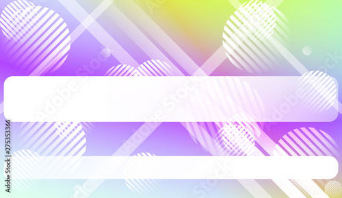 Colorful Gradient Background with Line, Circle. For Web, Presentations And Prints. Vector Illustration.