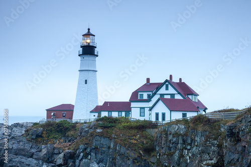 Portland Head Light, Fort Williams Park, Cape Elizabeth, Porland, Maine, USA