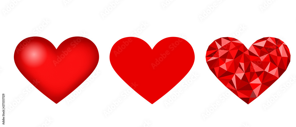 set red heart icon set red heart icon