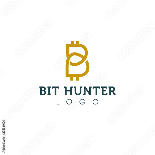 best original logo designs inspiration and concept for bit coin hunter by sbnotion
