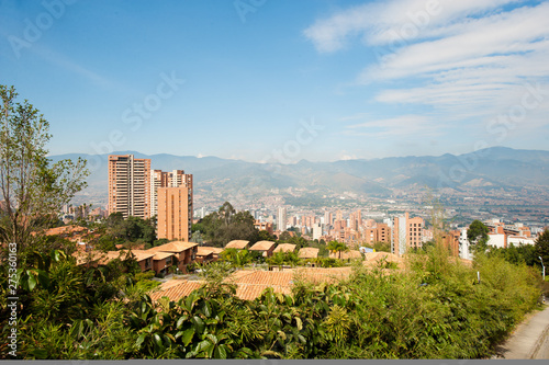 Panoramic views of the aburra´s valley, Medellin Colombia. photo