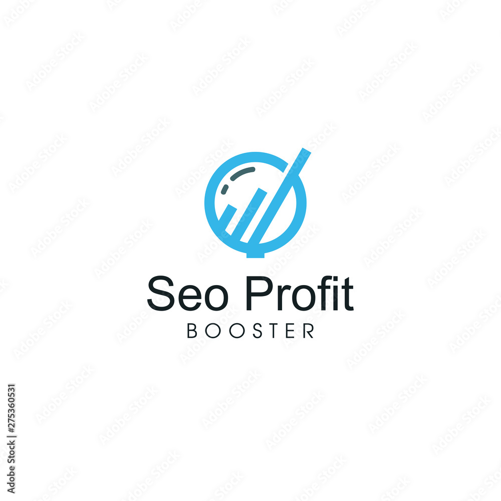 Fototapeta premium best original logo designs inspiration and concept for rocket marketing by sbnotion